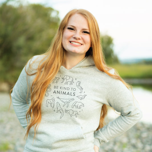 Be Kind to Animals Hoodie