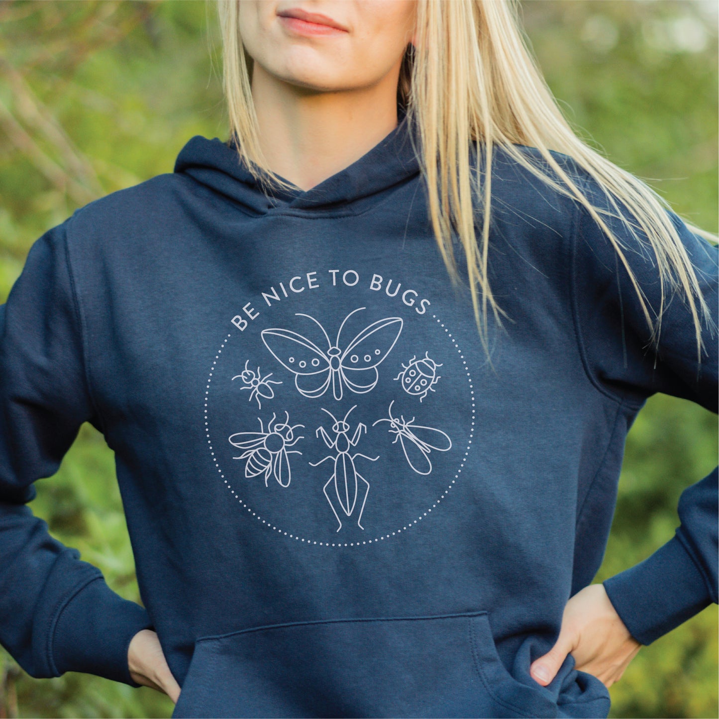 Be Nice to Bugs Hoodie