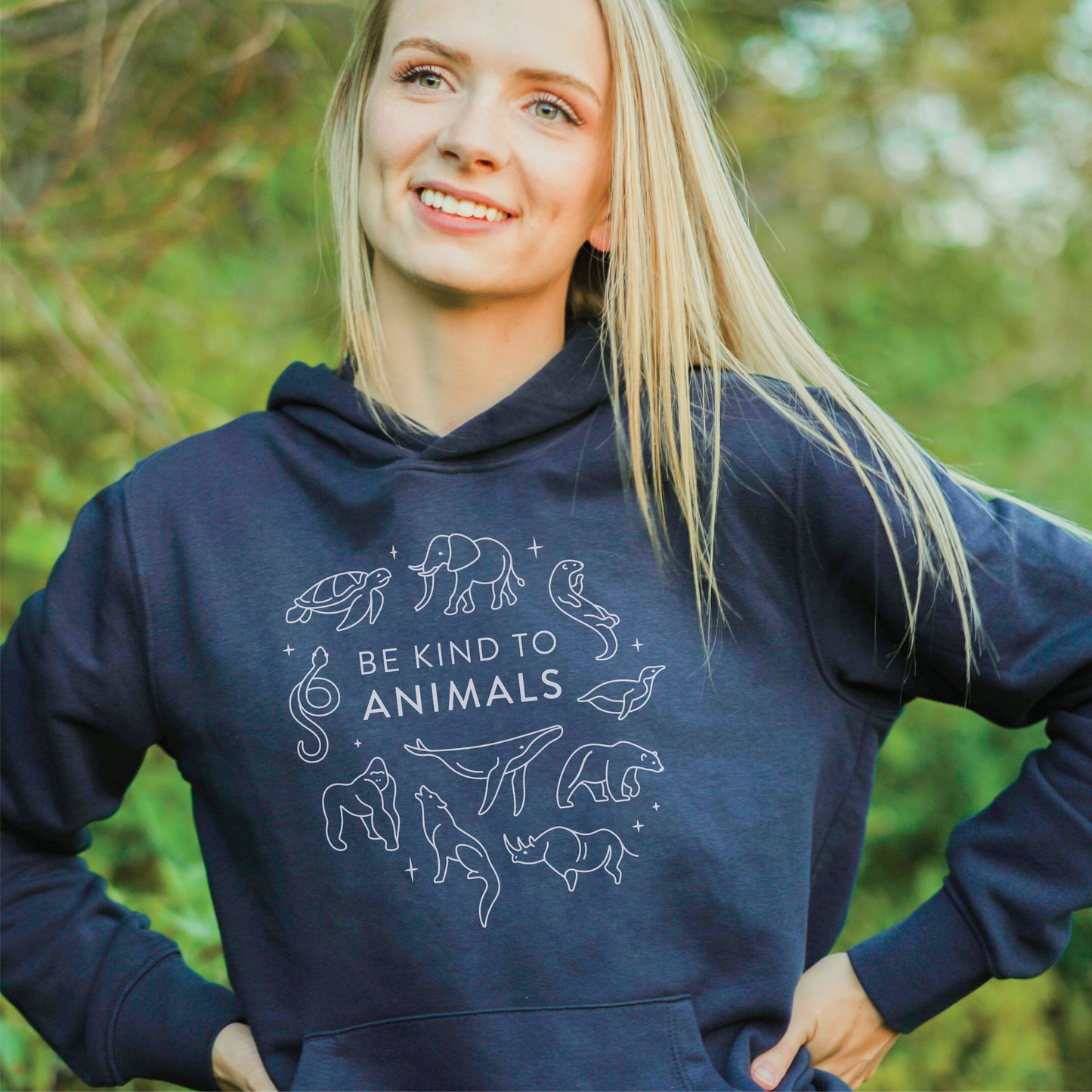 Be Kind to Animals Hoodie