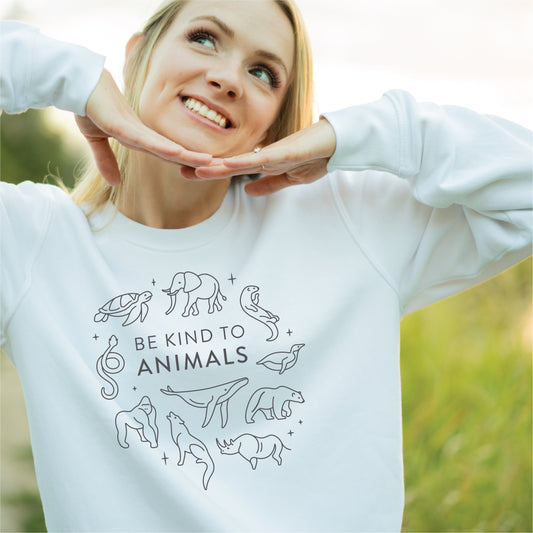 Be Kind to Animals Sweatshirt