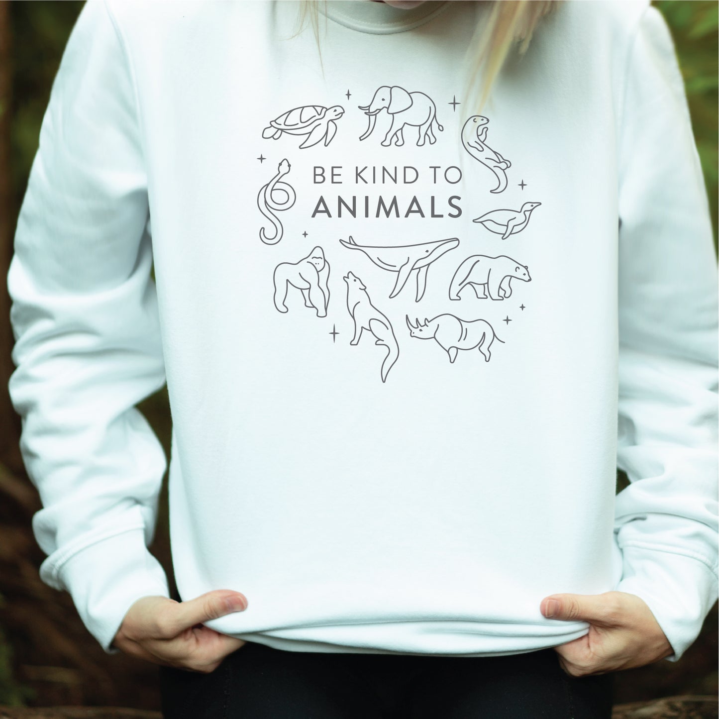 Be Kind to Animals Sweatshirt