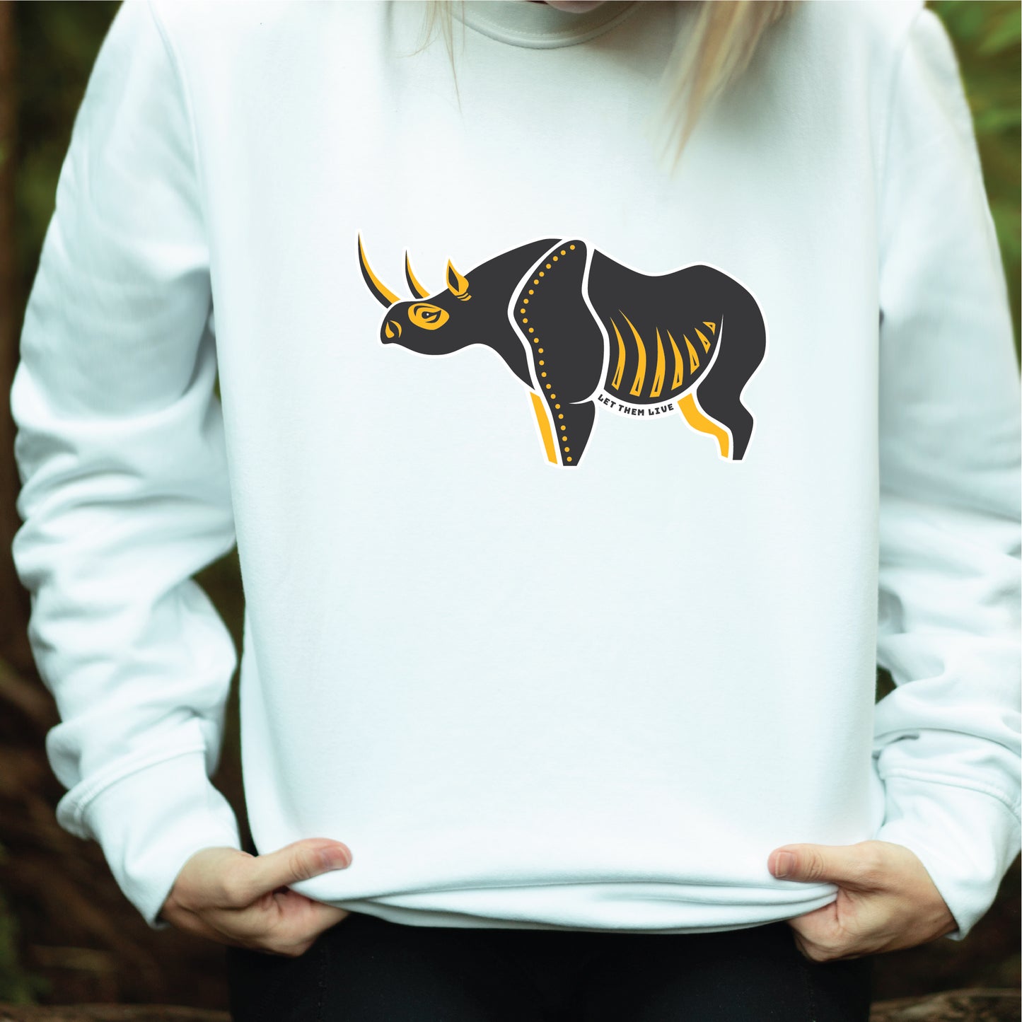 Let Them Live Rhino Sweatshirt