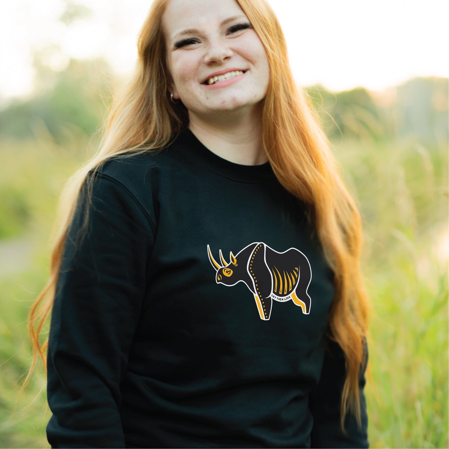 Let Them Live Rhino Sweatshirt